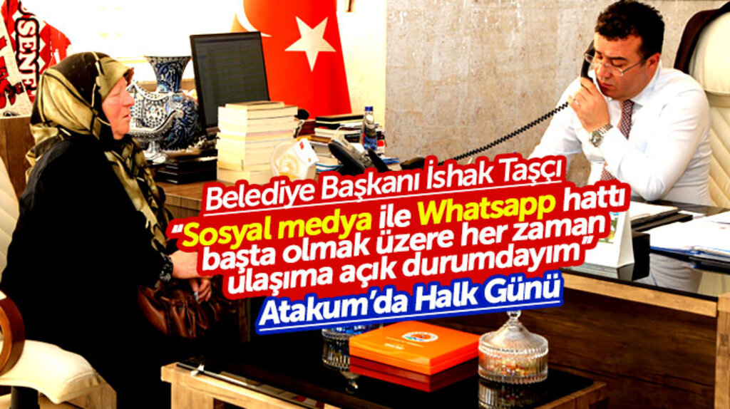 İshak Taşçı, Atakum Belediyesinde Halk Günü Buluşması yaptı
