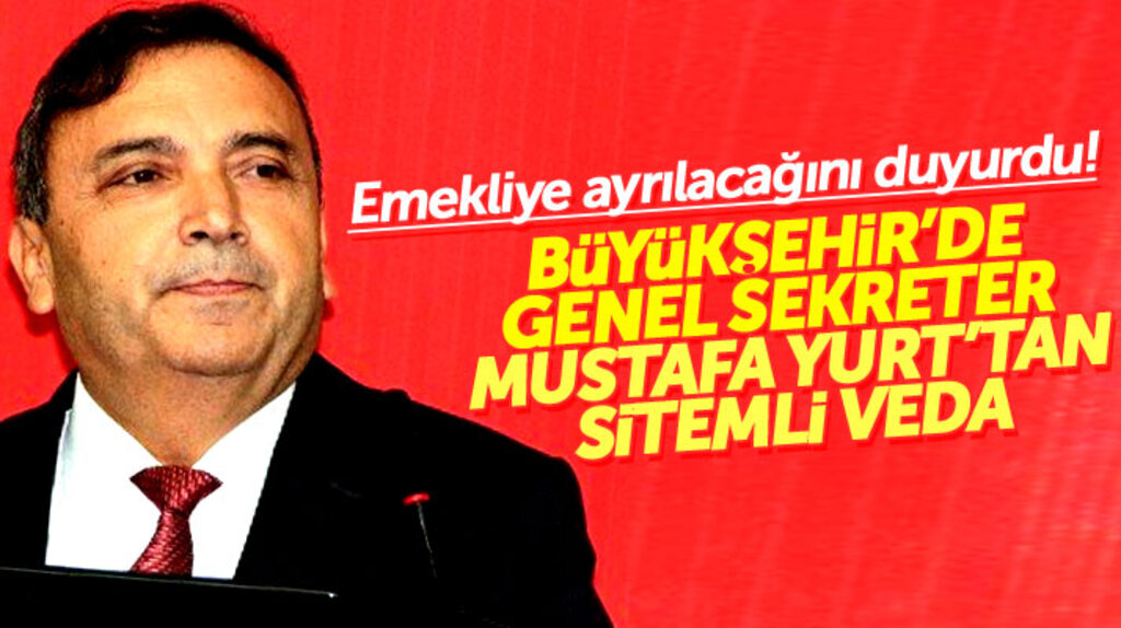 Samsun Büyükşehir'de Genel Sekreter Mustafa Yurt'tan sitemli veda