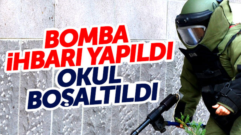 Samsun 23 Nisan Ortaokulunda öğrenciler bomba ihbarı nedeniyle tahliye edildi