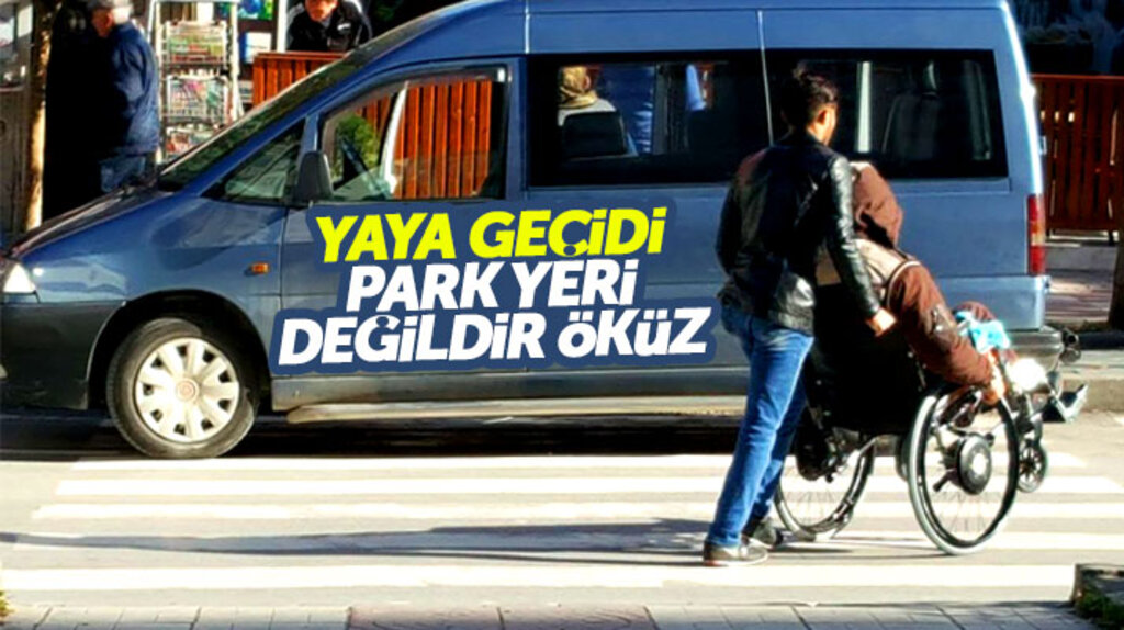 Samsun'da yaya geçitlerine araçlarını park eden sürücüler isyan ettiriyor