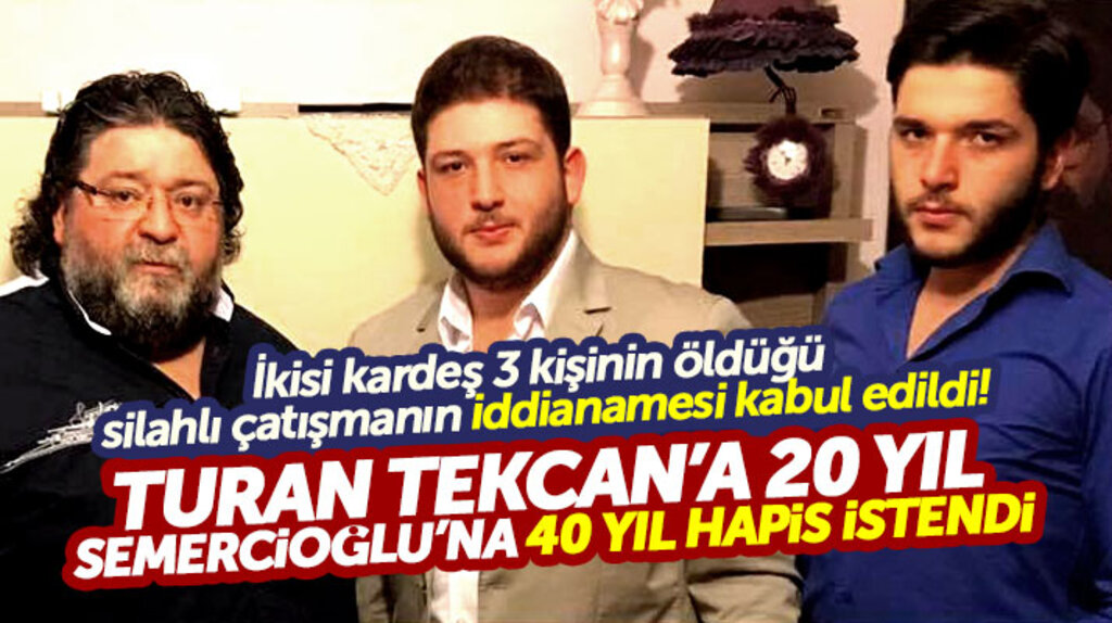 Samsun Çarşamba'da Tekcan kardeşlerin öldürülmesi olayı ile ilgili iddianame kabul edildi 