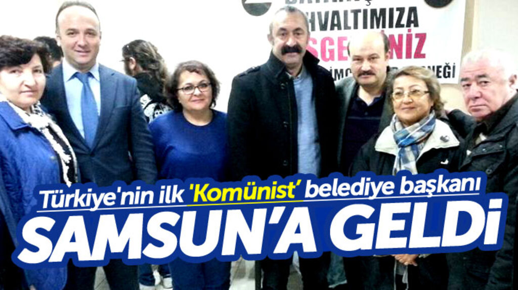 Türkiye'nin ilk komünist belediye başkanı Maçoğlu, Samsun'a geldi
