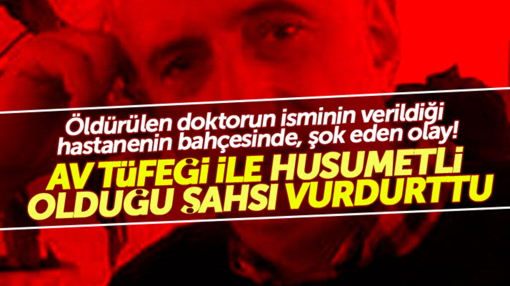 Samsun'da öldürülen doktorun isminin verildiği hastanenin bahçesinde av tüfekli saldırı