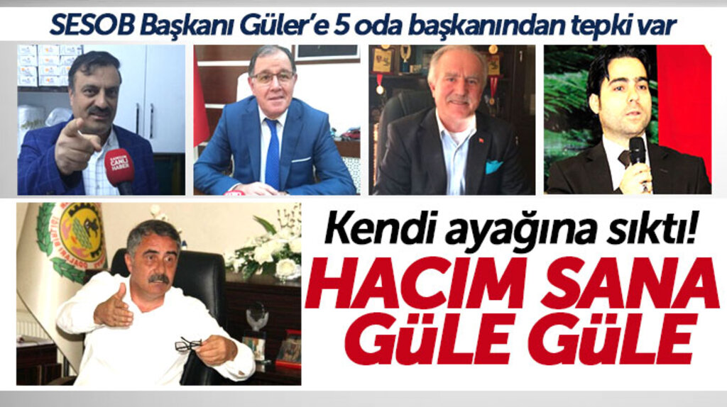 SESOB Başkanı Eyüp Güler'e seçim öncesi 5 oda başkanından tepki geldi