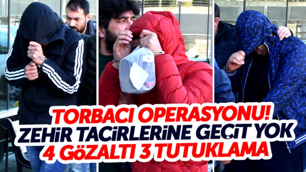 Samsun'da sokakta uyuşturucu satan 4 kişiden 3'ü tutuklandı