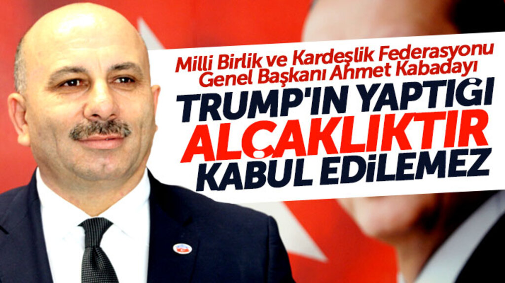 Milli Birlik ve Kardeşlik Federasyonu Trump'ın Kudüs kararına tepki gösterdi