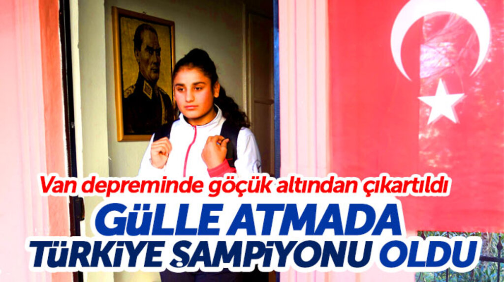 Van depreminde göçük altından çıktı gülle atmada Türkiye Şampiyonu oldu 