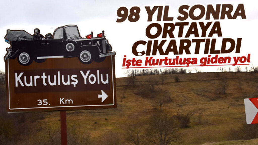 Samsun Büyükşehir Belediyesi Atatürk'ün kullandığı yolu 98 yıl sonra ortaya çıkarttı