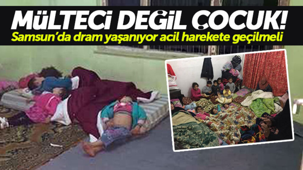 Samsun'da mülteci aileler perişan durumda! Ne yakacakları var ne de yiyecekleri
