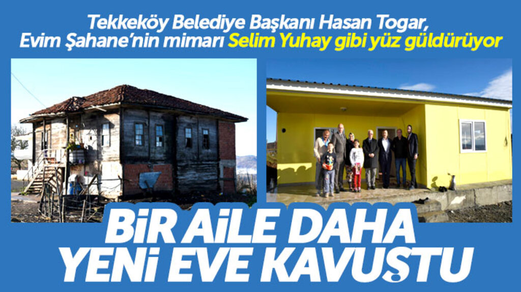 Samsun'un Tekkeköy Belediyesi Başkanı Togar, Selim Yuhay gibi yüz güldürüyor