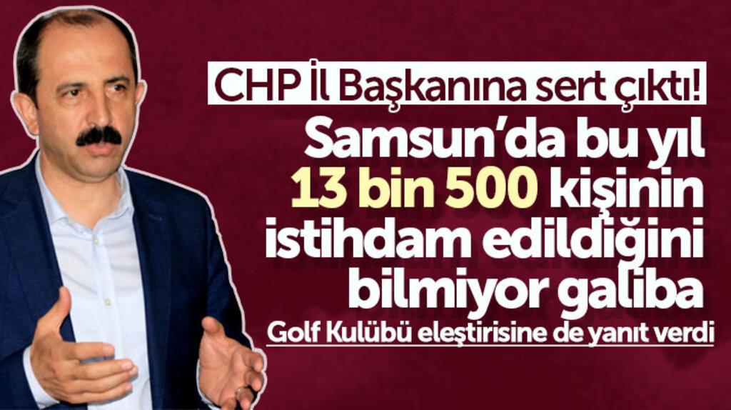Muharrem Göksel açıkladı: Samsun'da bu yıl 13 bin 500 kişi istihdam edildi