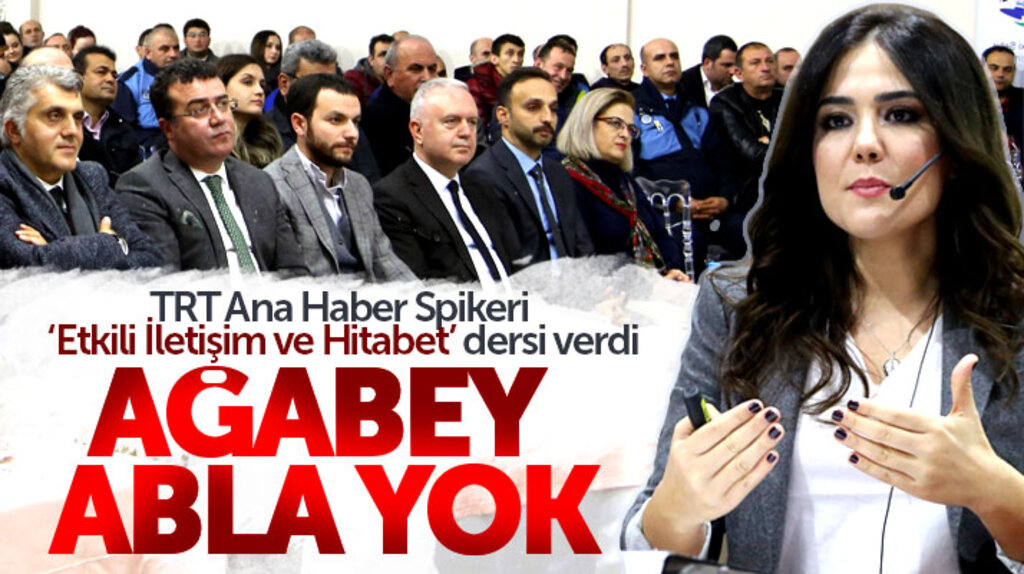 Atakum Belediyesi personeline TRT Ana Haber Spikeri Seval Çöpür, seminer verdi