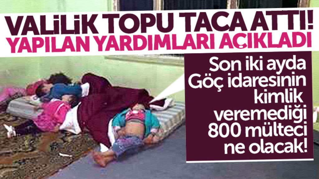Samsun Valiliği, Samsun'da yaşayan mültecilere yapılan yardımları açıkladı