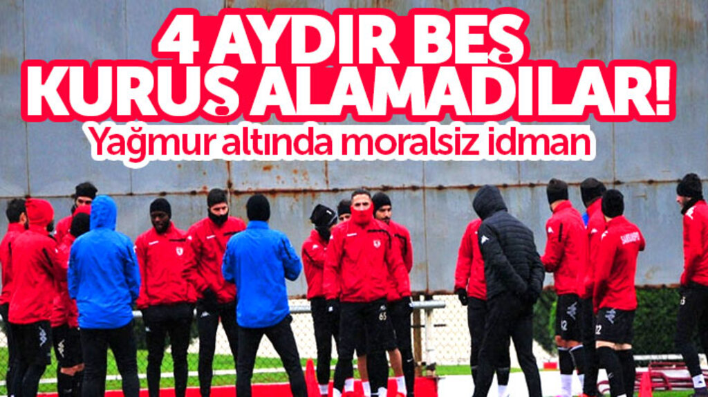 Samsunsporlu futbolcular 4 aydır ne para ne de söz verilen primlerini alabildi