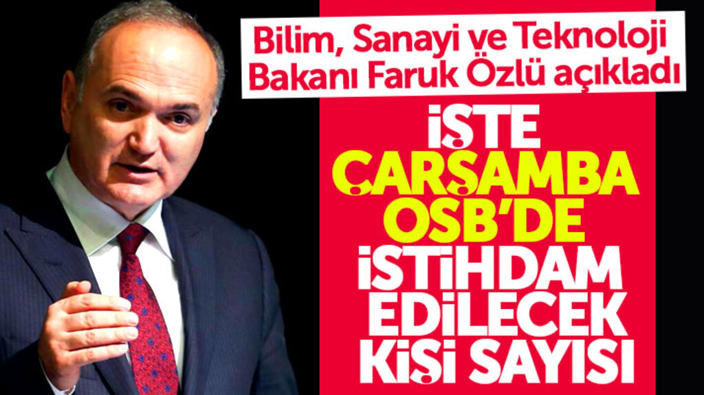 Samsun-Çarşamba Organize Sanayi Bölgesi kaç kişiye iş olanağı sunacak