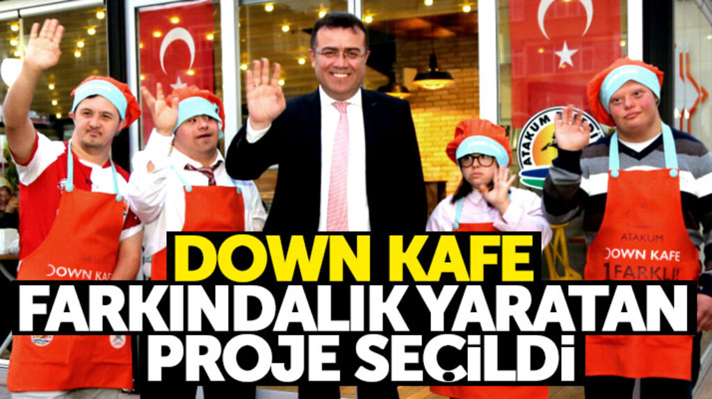 Atakum Belediyesi'nin Down Kafe projesi yılın farkındalık yaratan projesi seçildi