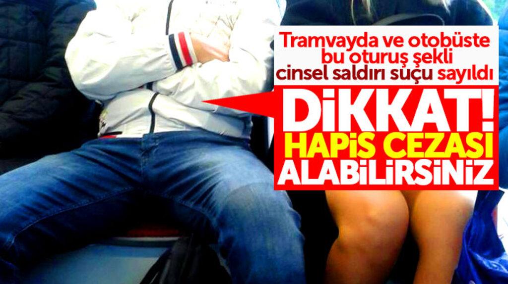 Samsun'da tramvayda bacaklarını açarak oturanlar dikkat! Hapis cezası alabilirsiniz