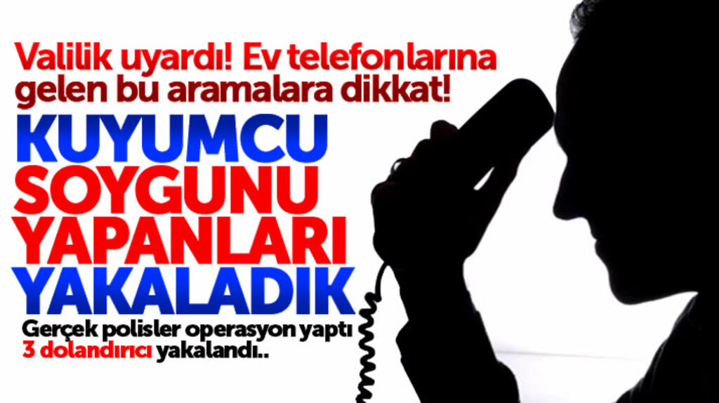Samsun'da ev telefonlarını arayarak dolandırıcılık yapan 3 kişi yakalandı
