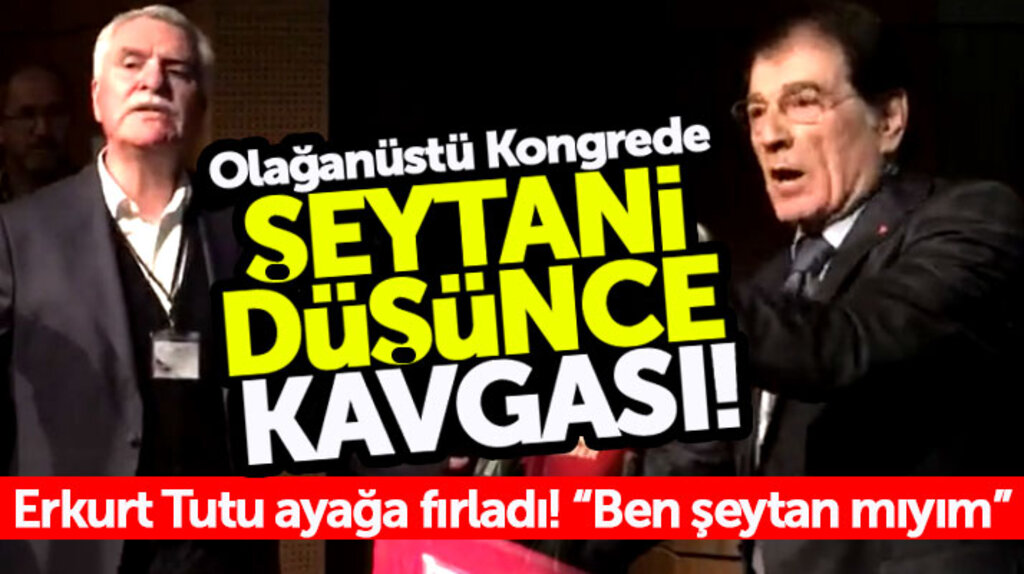 Samsunspor olağanüstü kongresinde 'şeytani bir düşünce' sözü üzerine gerginlik çıktı