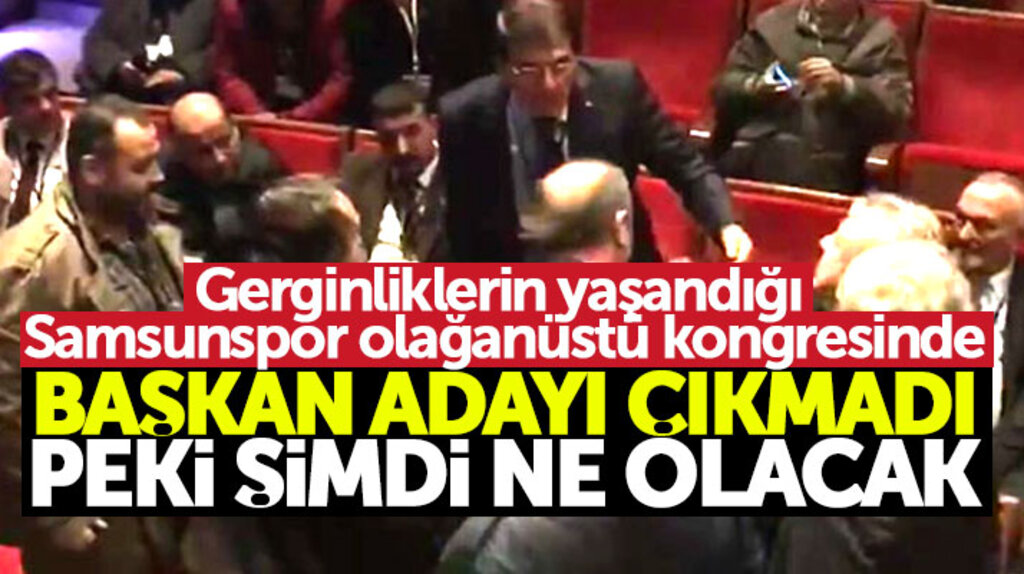 Samsunspor olağanüstü kongresinde başkan adayı çıkmadı peki şimdi ne olacak