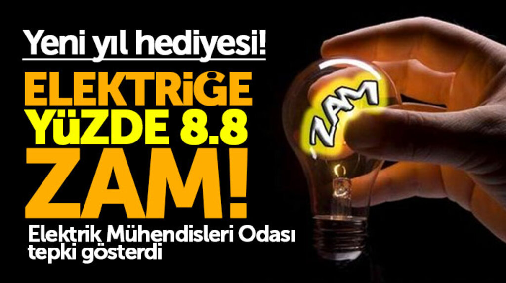 Samsun Elektrik Mühendisleri Odasından elektriğe yüzde 8.8 zam tepkisi