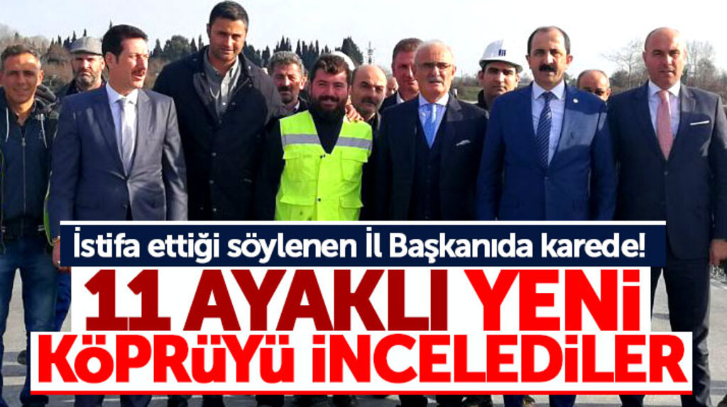 Yusuf Ziya Yılmaz açıkladı: Bafra'ya yapılan 11 ayaklı köprü bitti