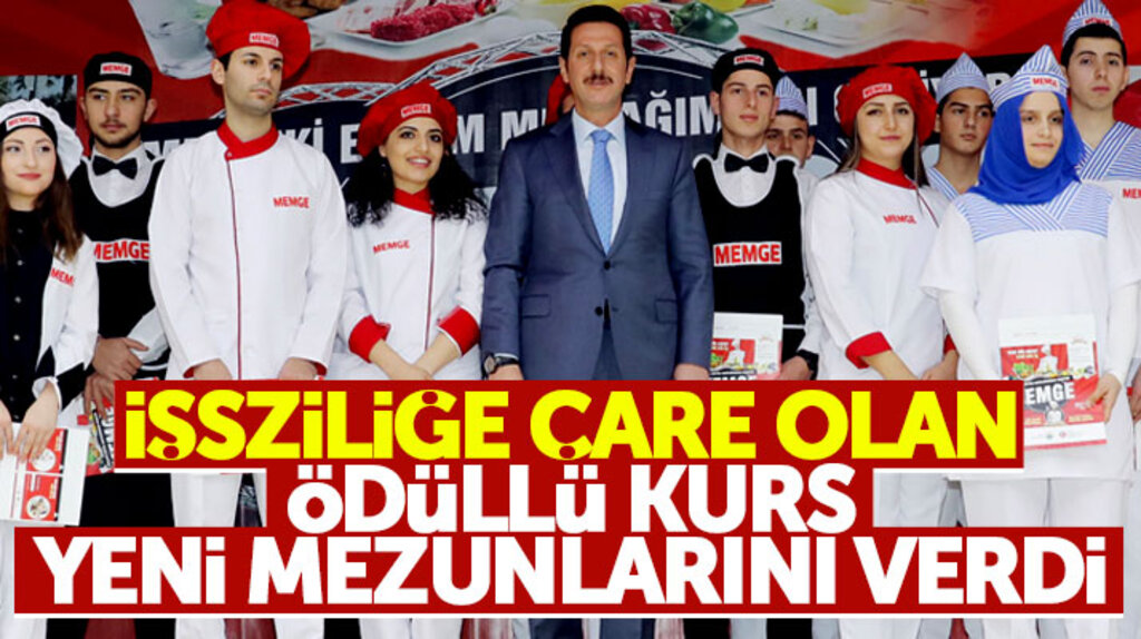 Samsun'da işsizliğe çare olan MEMGE kursu yeni mezunlarını verdi