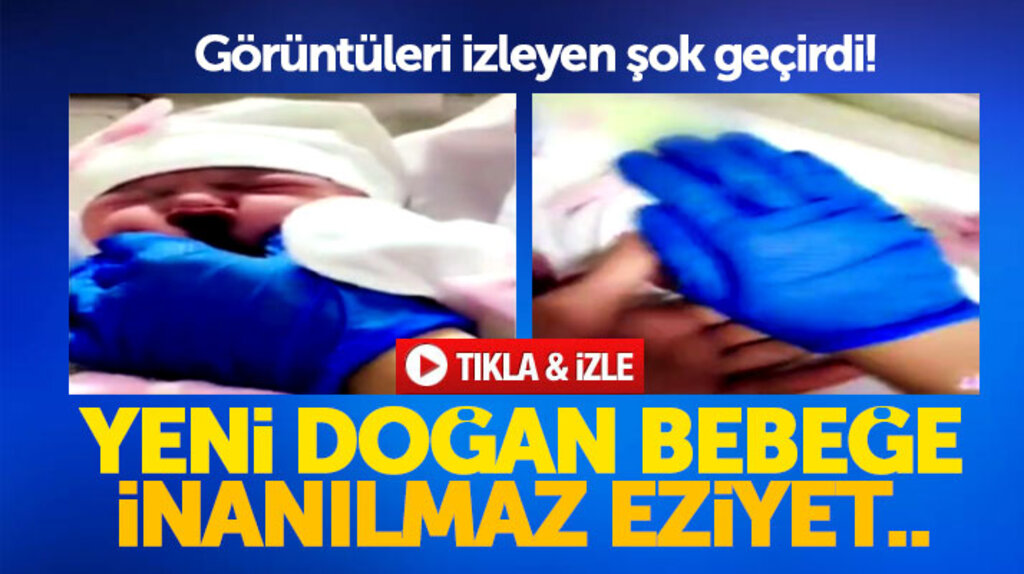 Samsun'da ağlayan bebeğe stajyer hemşireden akıl almaz müdahale.. İzleyen şok geçiriyor!