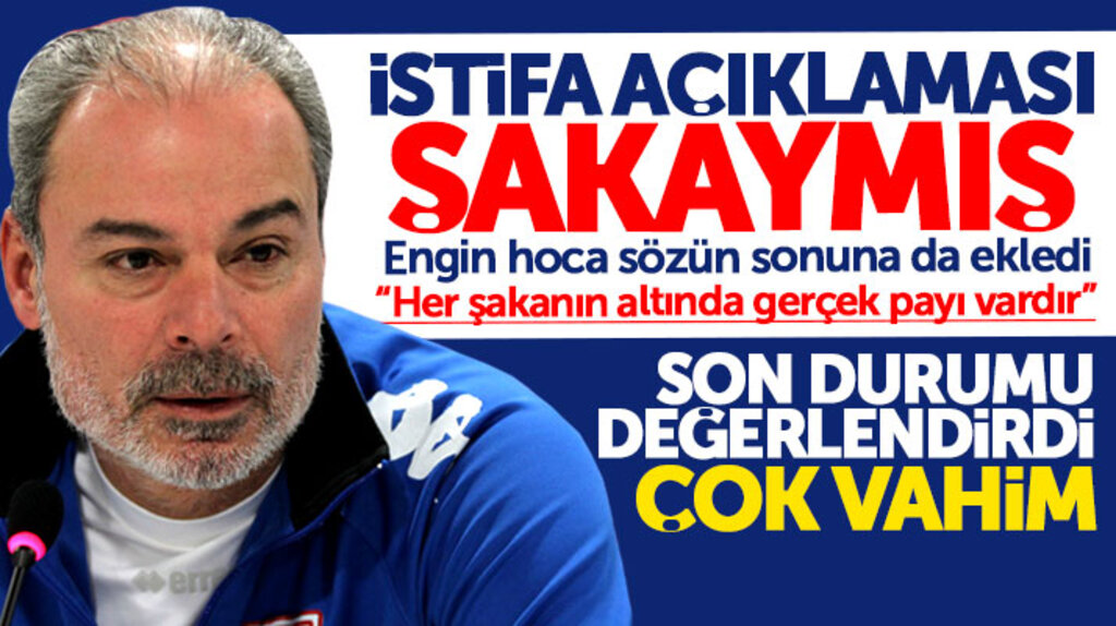 Samsunspor Teknik Direktörü Engin İpekoğlu'ndan istifa açıklaması: Şaka yaptım