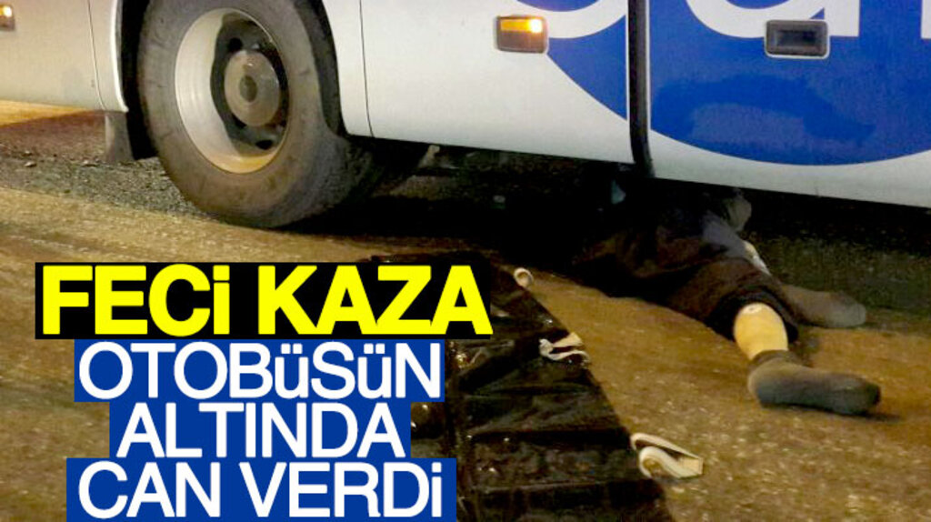 Samsun-Ordu kara yolunda feci kaza: Otobüsün altında can verdi