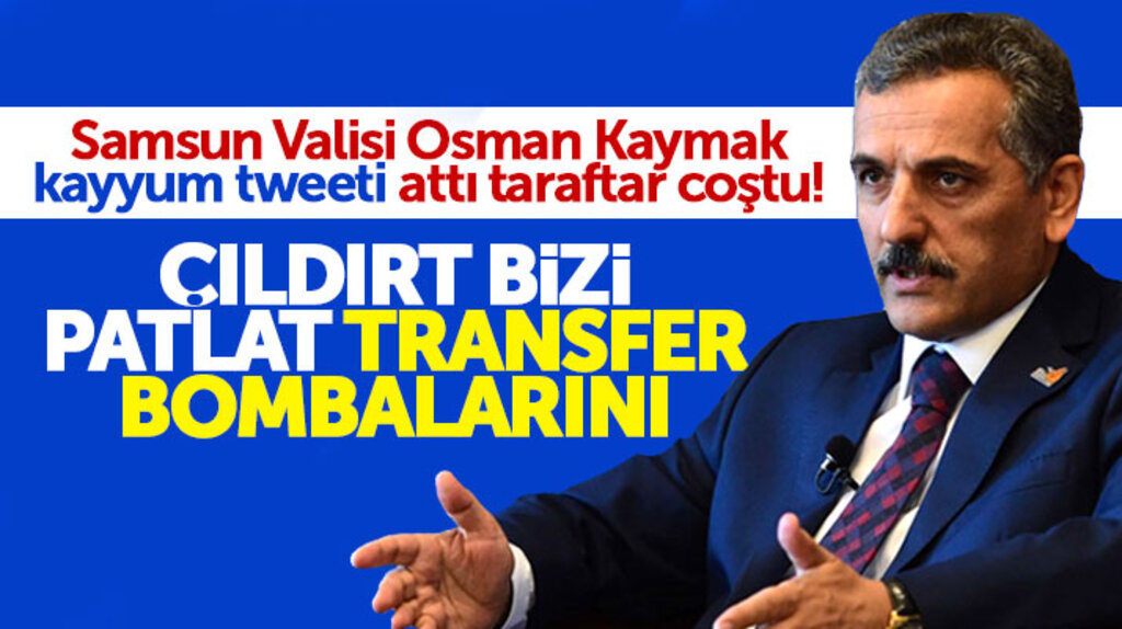 Samsun Valisi Osman Kaymak'ın Samsunspor'a kayyum açıklamasına destek yağdı