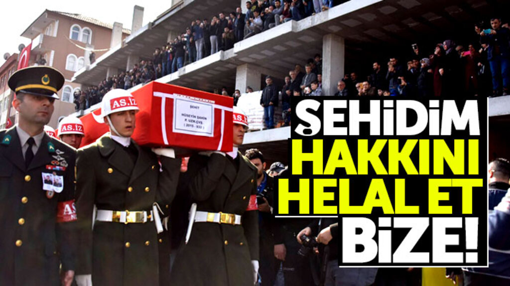 Samsun'da Afrin şehidi Hüseyin Şahin, Havza'da Şehitler Ölmez sloganları ile uğurlandı