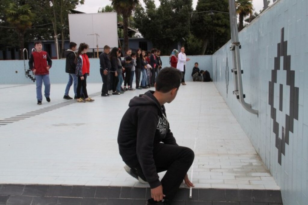 Samsun'un Bafra ilçesinde ilginç matematik dersi