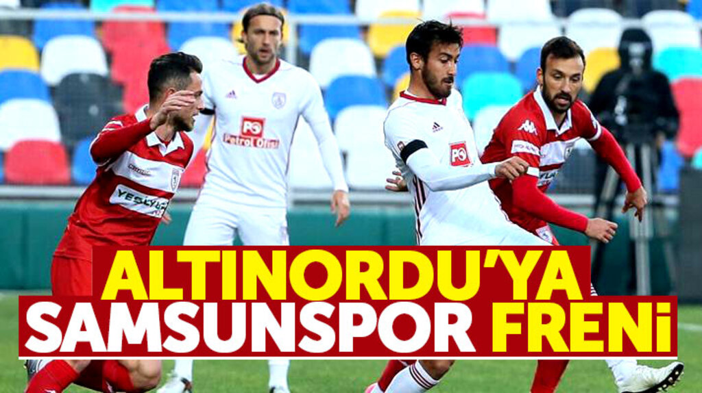 Samsunspor deplasmanda Altınordu ile 1-1 berabere kaldı