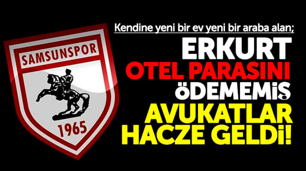 Samsunspor'da şok! Nuri Asan Tesislerine icra memurları hacze geldi