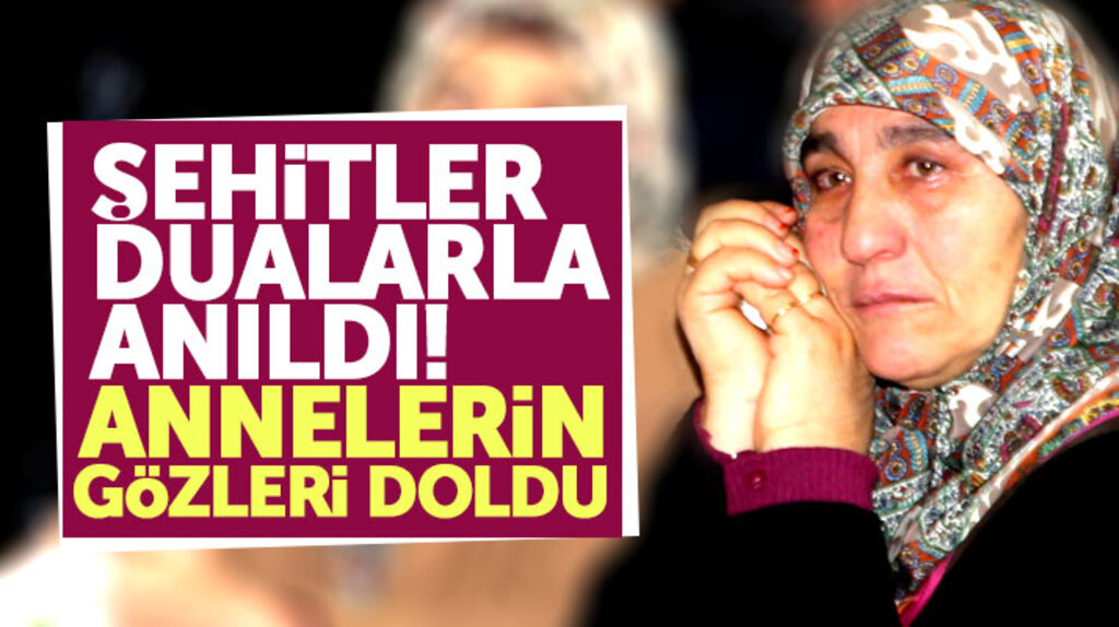 Samsun Atakum'da şehitleri anma programında şehit yakınları duygusal anlar yaşadı