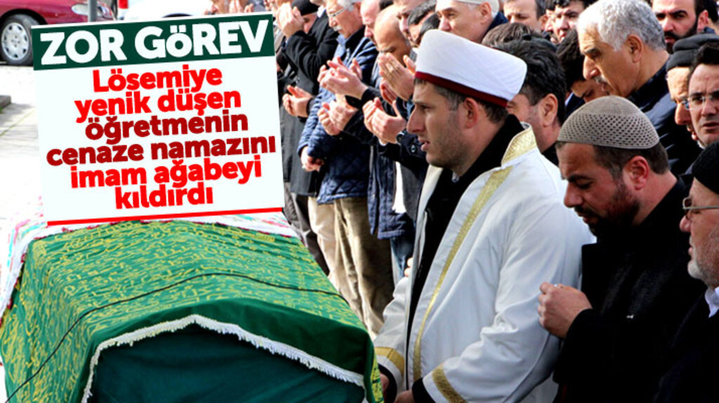 Samsun Havza'da lösemiden ölen öğretmen Arife Çelik'in namazını imam ağabeyi kıldırdı