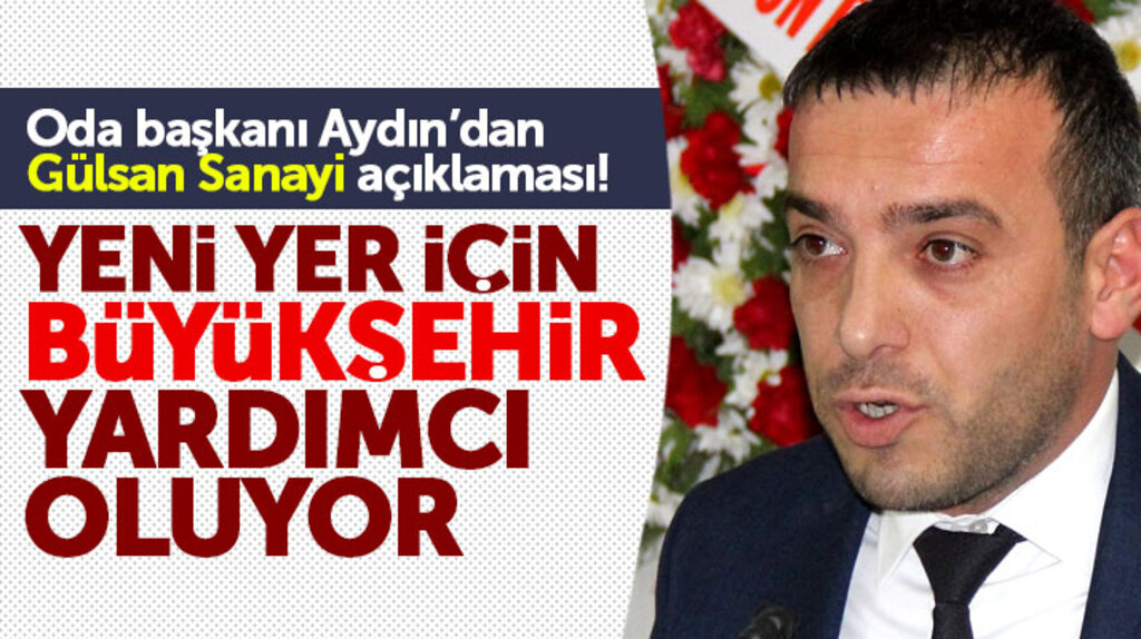 Samsun Madeni Sanatkarlar Odası Başkanı Eyüp Aydın'dan Gülsan Sanayi Sitesi açıklaması