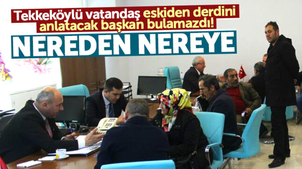 Hasan Togar Tekkeköylü vatandaşlarla Halk Gününde bir araya geldi