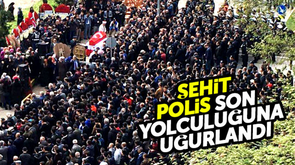 Samsun'da şehit polis Mehmet Ayan'ın cenazesi Çarşamba ilçesinde toprağa verildi
