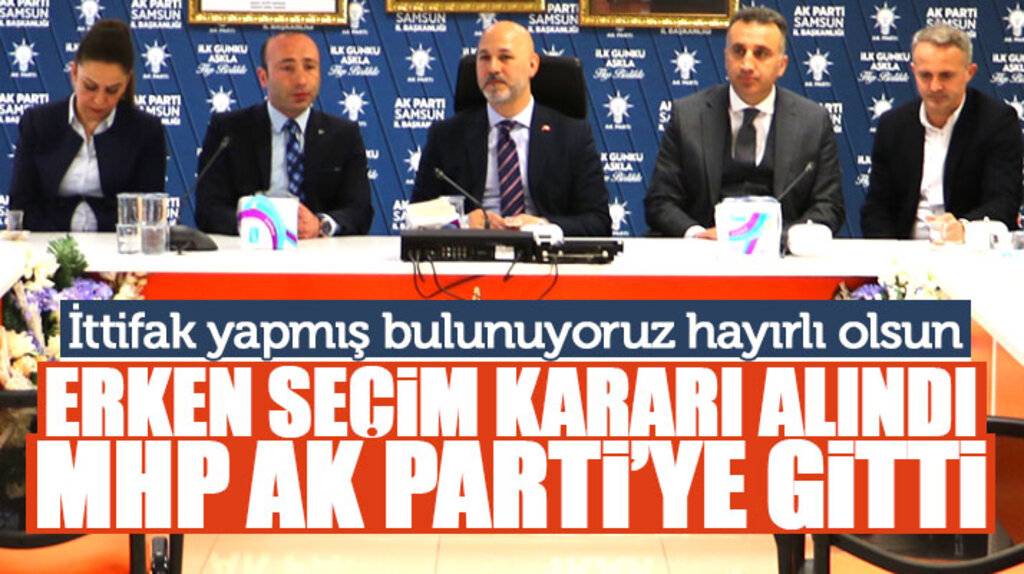 Samsun'da MHP İl Yönetimi, AK Parti Samsun İl Yönetimi ile görüştü 