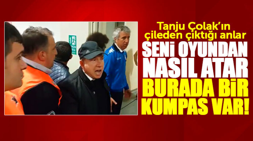 Tanju Çolak, Denizlispor maçında Samsunspor'un penaltısını vermeyen hakeme tepki gösterdi