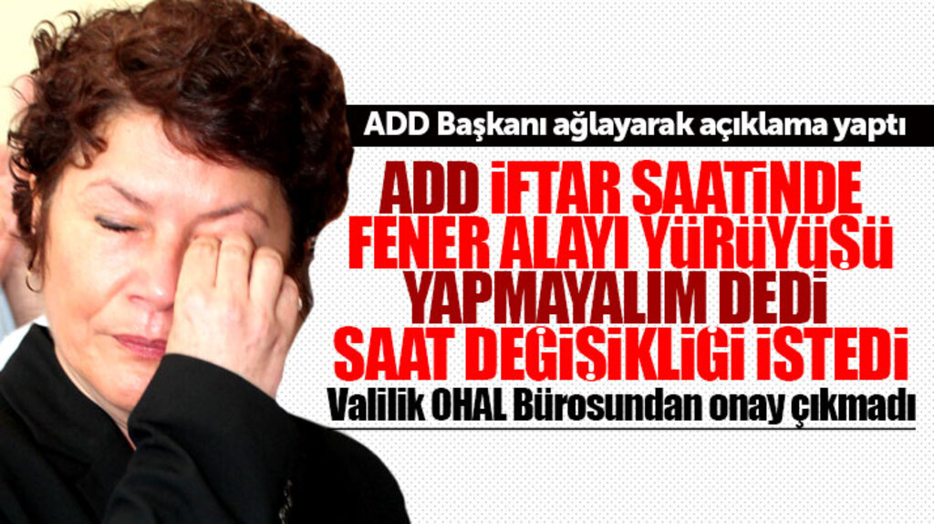 Samsun Valiliği ADD'nin Fener Alayı yürüyüşü için istediği saat değişikliğine onay vermedi