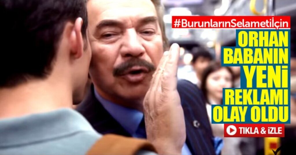Samsunlu ünlü sanatçı Orhan Gencebay'ın deodorant reklamı olay oldu
