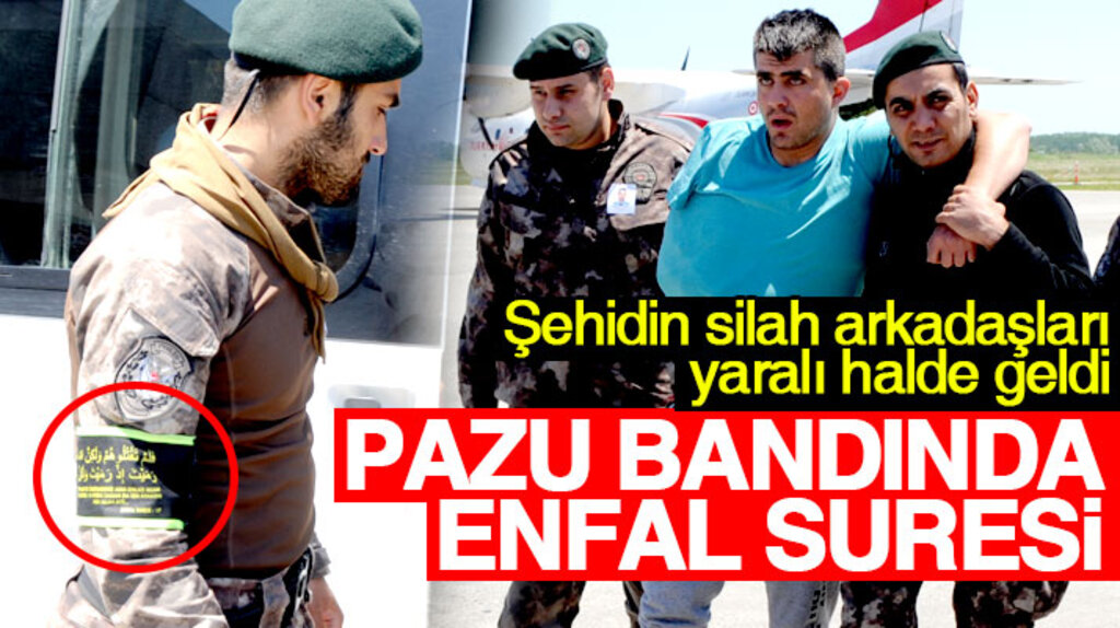 Şırnak'ta şehit düşen Mesut Yılmaz'ın silah arkadaşları Samsun'a yaralı geldi