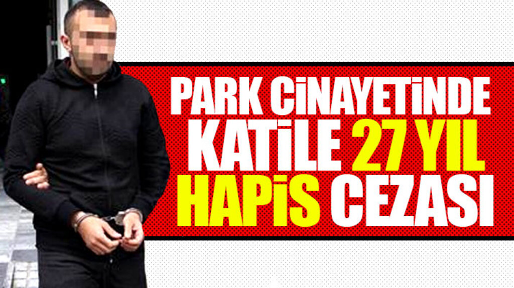 Samsun'da parkta Cemalettin Seren'i öldüren katil Gökhan Efe'ye 27 yıl hapis cezası verildi
