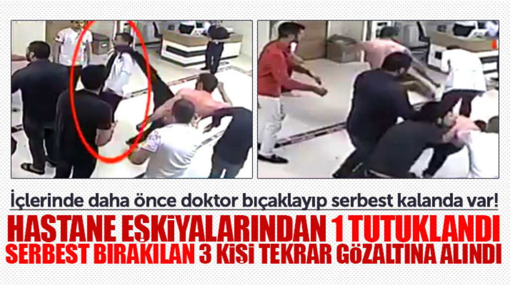 Samsun'da hastane doktoru ve güvenlik görevlilerine saldıranlardan 1'i tutuklandı