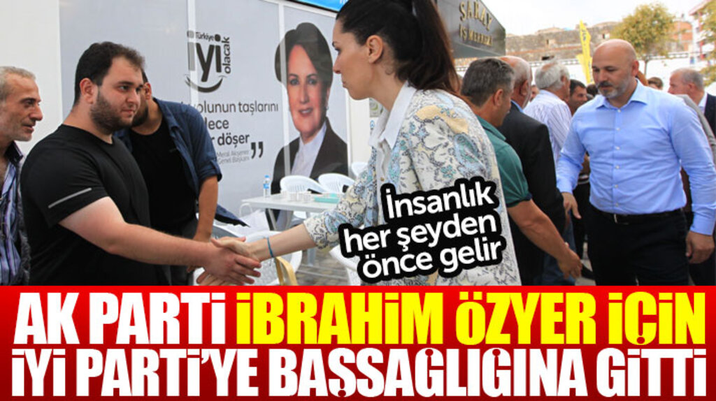 Samsun'da AK Parti İbrahim Özyer için İYİ Parti'ye başsağlığına gitti