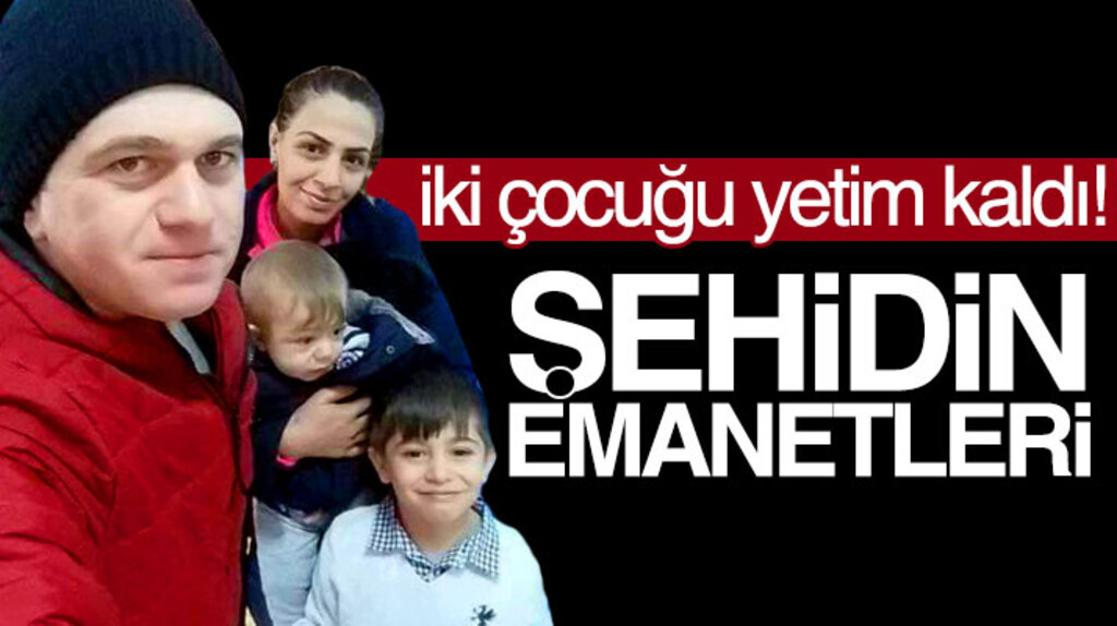Samsun Termeli şehit Mustafa Özdemir'in iki çocuğu yetim kaldı