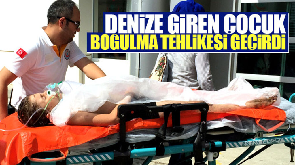 Samsun Atakum'da denize giren 10 yaşındaki çocuk boğulma tehlikesi geçirdi
